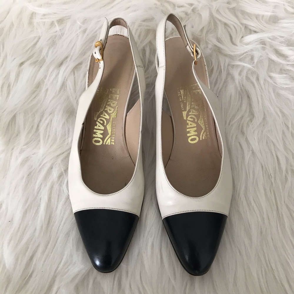 Salvatore Ferragamo slingback pumps size 6.5 AA